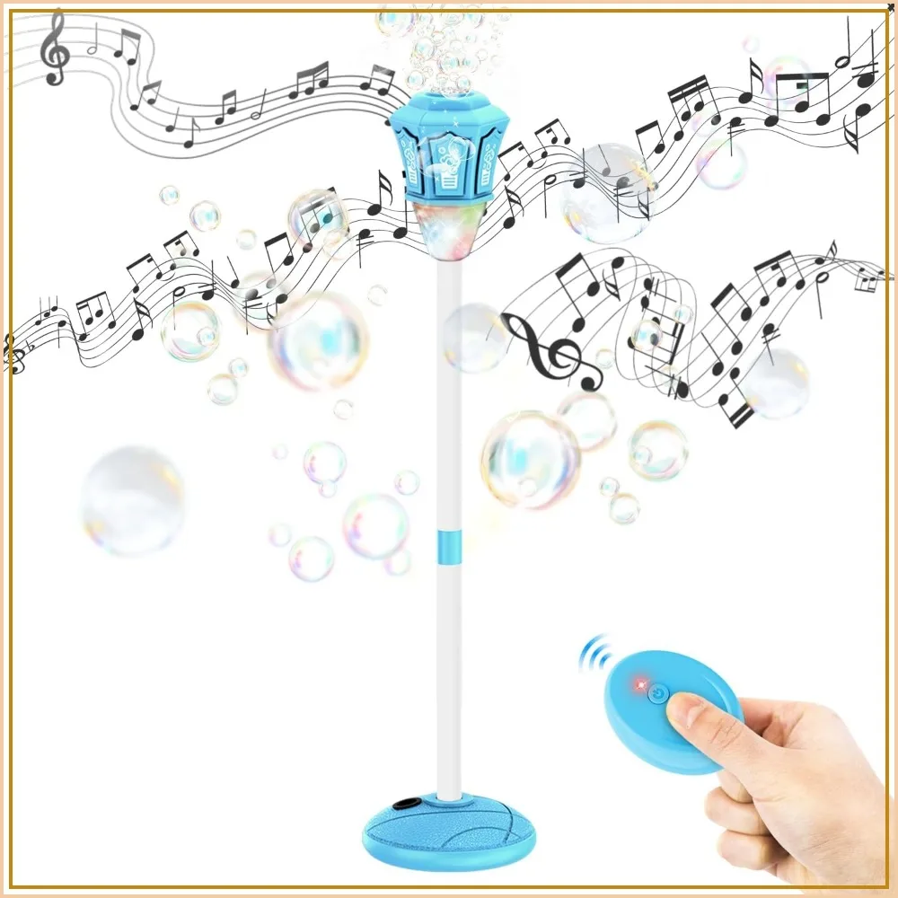Automatic Standing Bubble Machine with Light, Music & Remote, 47-Inch Adjustable Height, Outdoor Fun for Parties, Weddings, Birthdays
Automatic Standing Bubble Machine with Light, Music & Remote, 47-Inch Adjustable Height, Outdoor Fun for Parties, Weddings, Birthdays