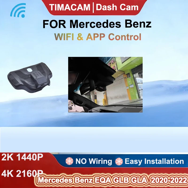 for Mercedes Benz EQA/GLB High Configuration 2021 Dash Cam Front Rear Camera DVR 2K 4K 2160P Wifi Plug and Play Video Recorder
for Mercedes Benz EQA/GLB High Configuration 2021 Dash Cam Front Rear Camera DVR 2K 4K 2160P Wifi Plug and Play Video Recorder