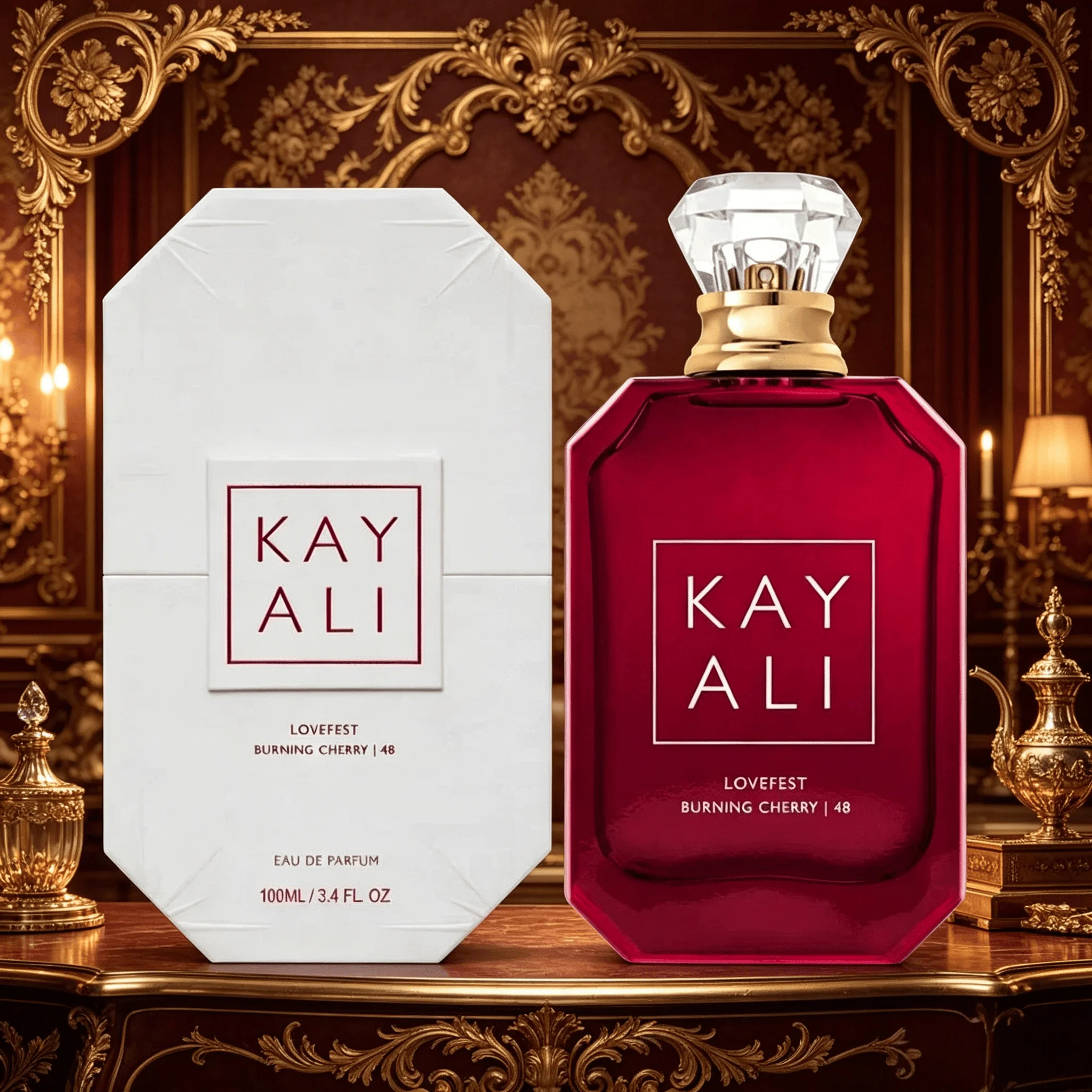 Luxury Kayali (48)Lovefest Burning Cherry EDP Perfume for Women Sweet Fruity Cherry Aroma Long Lasting Fragrance Red Bottle Christmas Gift Decor
Luxury Kayali (48)Lovefest Burning Cherry EDP Perfume for Women Sweet Fruity Cherry Aroma Long Lasting Fragrance Red Bottle Christmas Gift Decor
