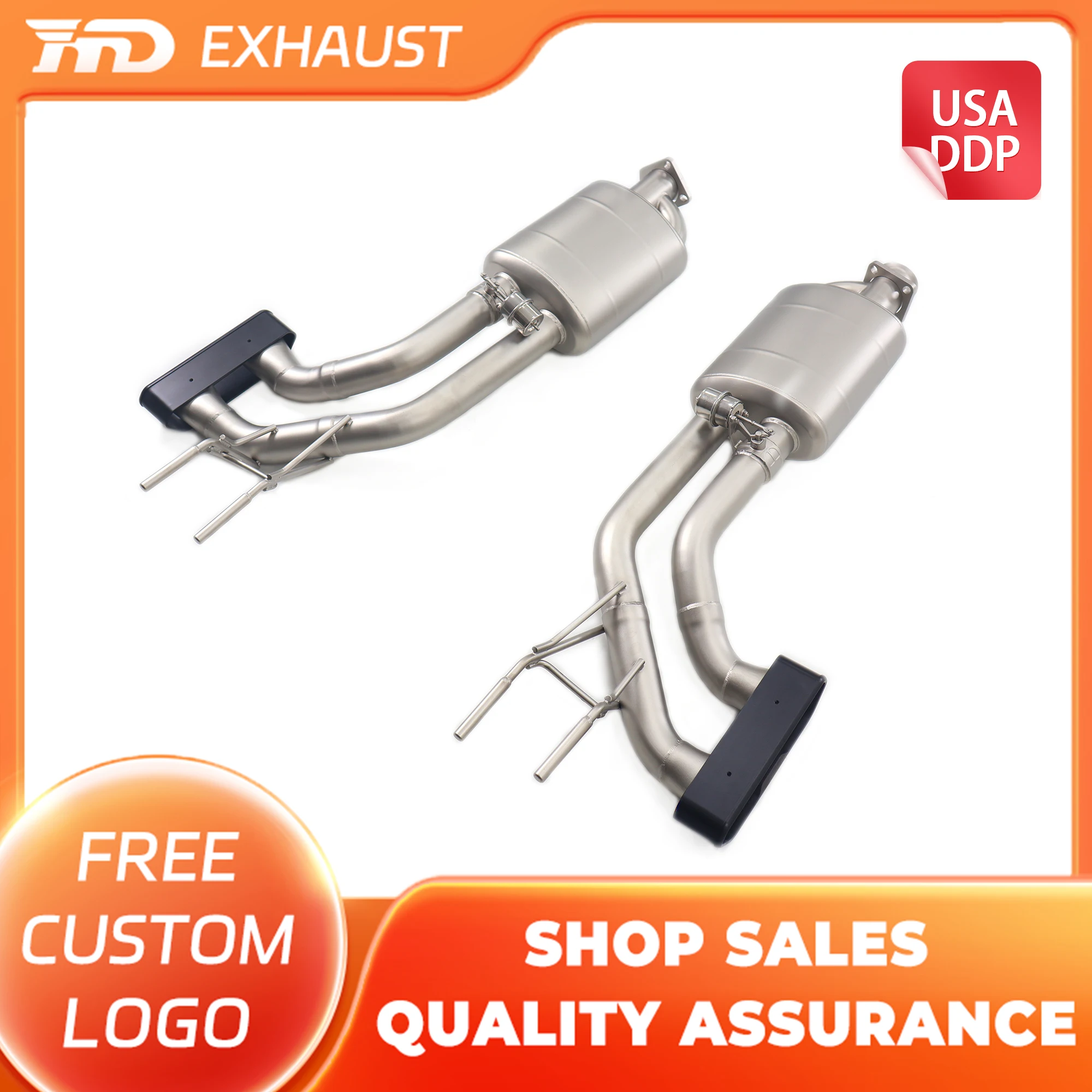 HMD Hot Sales SS304 Catback for Mercedes Benz G63 W463 Pneumatic Valve Engine Race Auto Muffler Performance Exhaust
HMD Hot Sales SS304 Catback for Mercedes Benz G63 W463 Pneumatic Valve Engine Race Auto Muffler Performance Exhaust