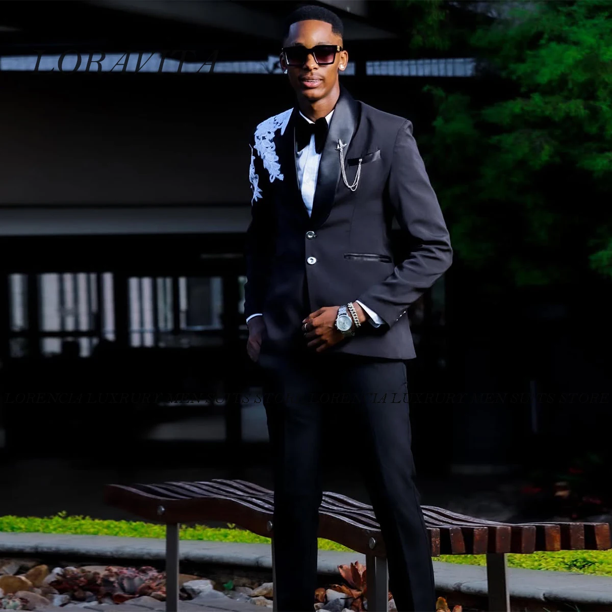 Metal Embellished Diamond Men Suit Applique Groom Tuxedo With Belt Customized 2 Piece Groom Blazer Male Slim Fit Ropa Hombre
Metal Embellished Diamond Men Suit Applique Groom Tuxedo With Belt Customized 2 Piece Groom Blazer Male Slim Fit Ropa Hombre