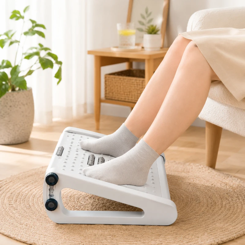 White Triangle Ergonomic Adjustable Foot Rest, Portable Stool for Office Bedroom Relaxation, Perfect Parent Gift
White Triangle Ergonomic Adjustable Foot Rest, Portable Stool for Office Bedroom Relaxation, Perfect Parent Gift