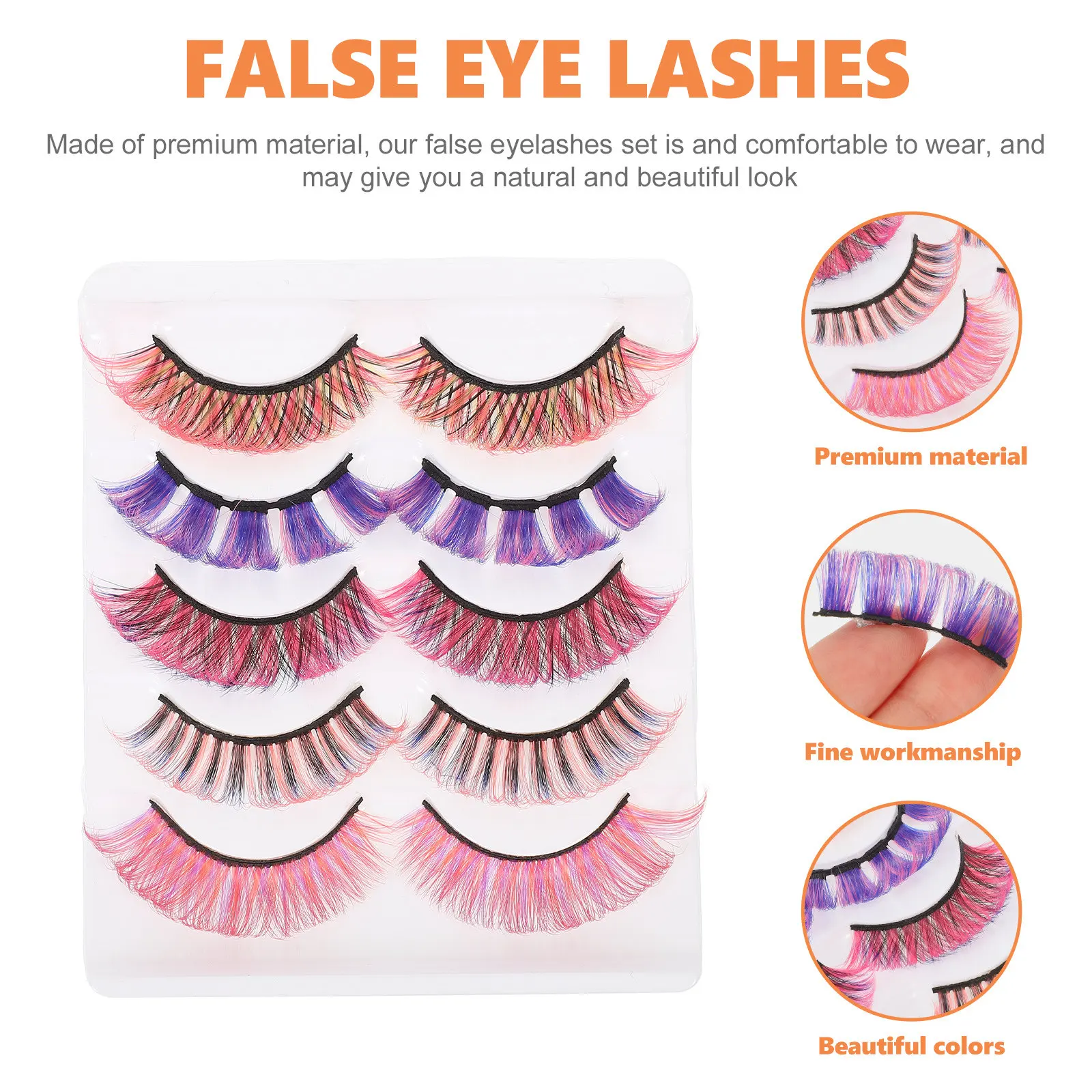 1 Box Colored Natural False Eyelashes DIY Grafting Vivid Fake Eyelashes Female Makeup Party Lash Dense Beauty Supply
1 Box Colored Natural False Eyelashes DIY Grafting Vivid Fake Eyelashes Female Makeup Party Lash Dense Beauty Supply