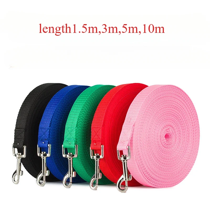 Dog Training Leashes Walking Pet Leash Long Lanyard Traction Rope for Small Large Dogs 1.5M 3M 5M 10M Lead Item
Dog Training Leashes Walking Pet Leash Long Lanyard Traction Rope for Small Large Dogs 1.5M 3M 5M 10M Lead Item