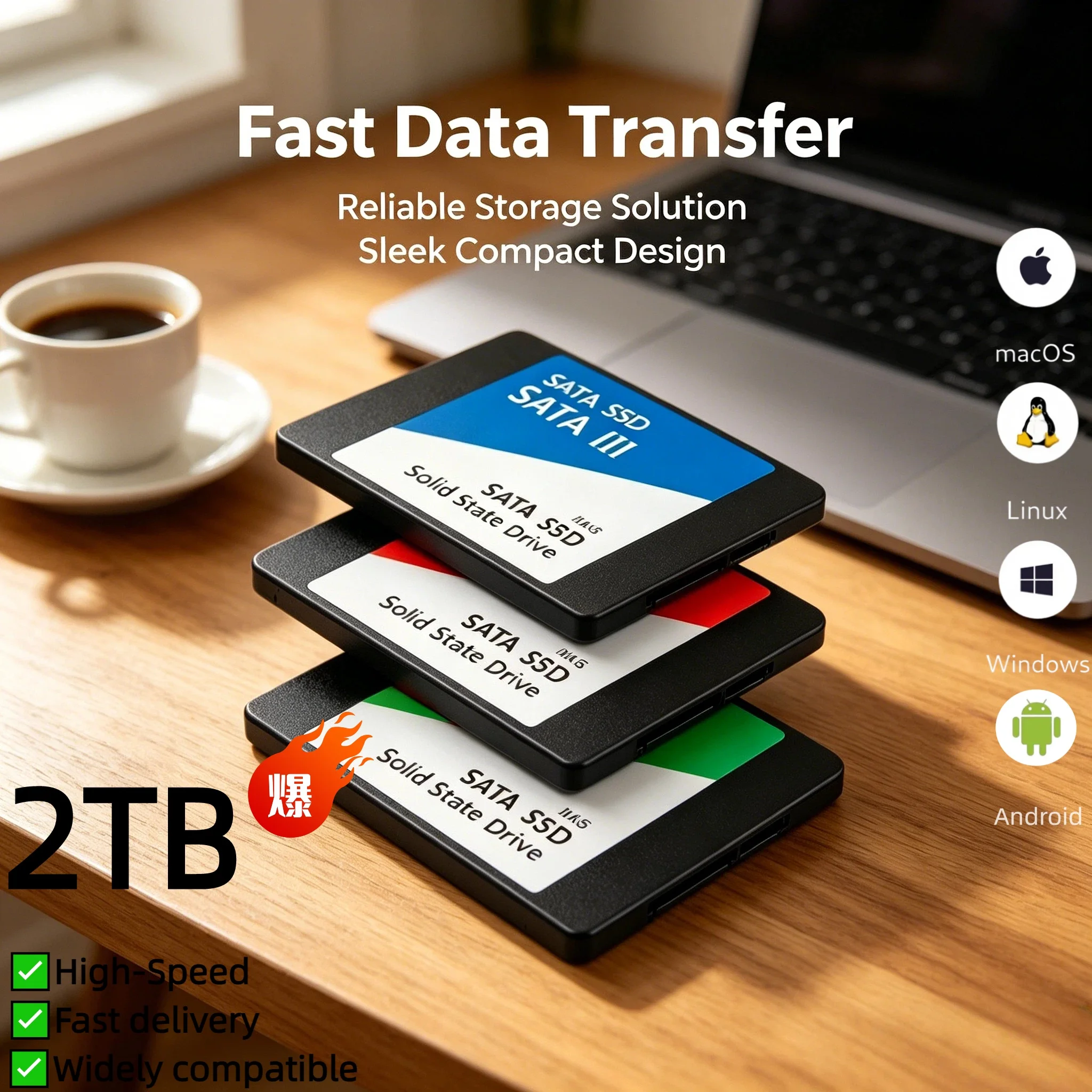 Portable 2TB External SSD SATA3 High Speed Solid State Hard Disk Drive For PC Laptop Data Elite XPro Max Backup Upgrade Fast
Portable 2TB External SSD SATA3 High Speed Solid State Hard Disk Drive For PC Laptop Data Elite XPro Max Backup Upgrade Fast