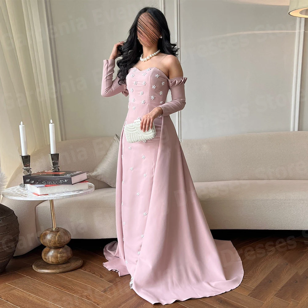 Graceful Mermaid Women's Evening Dresses Long Sleeve Prom Gowns Customized Vestidos Para Fiesta De Lujo Flowers Robe De Soirée
Graceful Mermaid Women's Evening Dresses Long Sleeve Prom Gowns Customized Vestidos Para Fiesta De Lujo Flowers Robe De Soirée