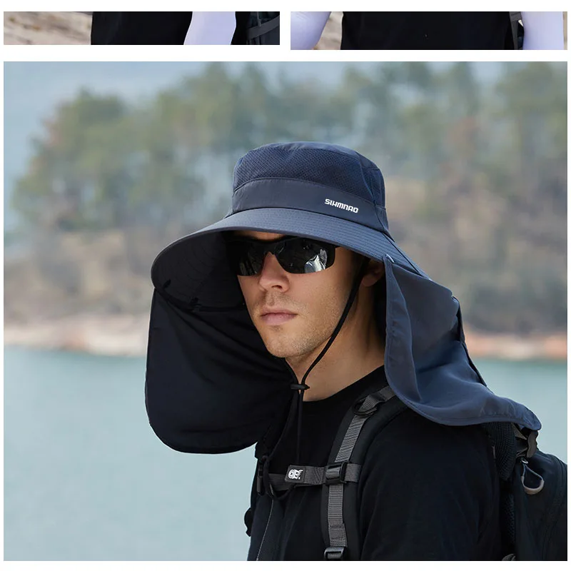 Summer Men's Outdoor Neck and Face Sunscreen Hats, Fishing Hats, Mountaineering Hats, Bicycle Hats
Summer Men's Outdoor Neck and Face Sunscreen Hats, Fishing Hats, Mountaineering Hats, Bicycle Hats