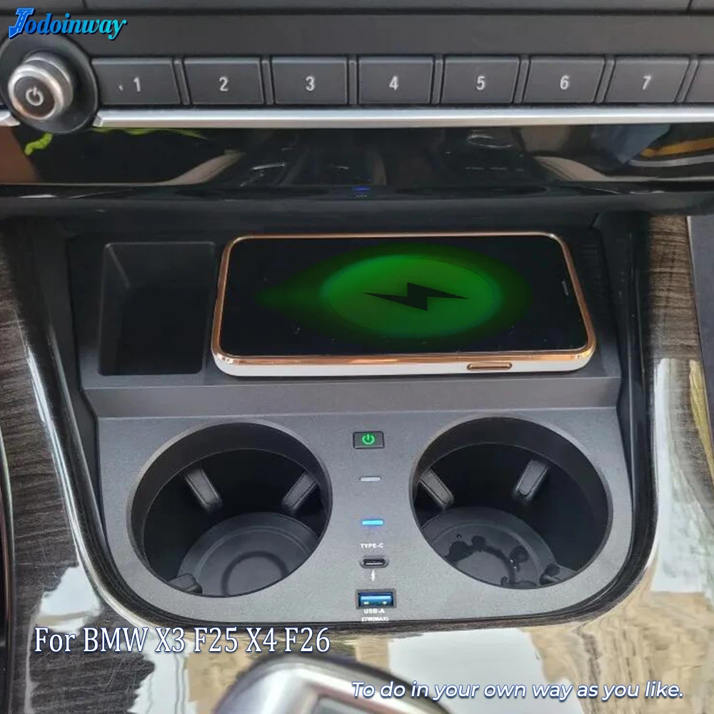 15W Car wireless charger for BMW X3 F25 X4 F26 2014 2015 2016 2017 fast charging phone holder usb type c plug and play charge
15W Car wireless charger for BMW X3 F25 X4 F26 2014 2015 2016 2017 fast charging phone holder usb type c plug and play charge