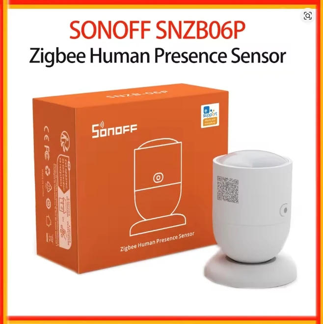 SONOFF SNZB-06P Zigbee датчик присутствия человека датчик движения для мониторинга домашних животных домашний склад предотвращает кражу детектор безопасности
SONOFF SNZB-06P Zigbee датчик присутствия человека датчик движения для мониторинга домашних животных домашний склад предотвращает кражу детектор безопасности
