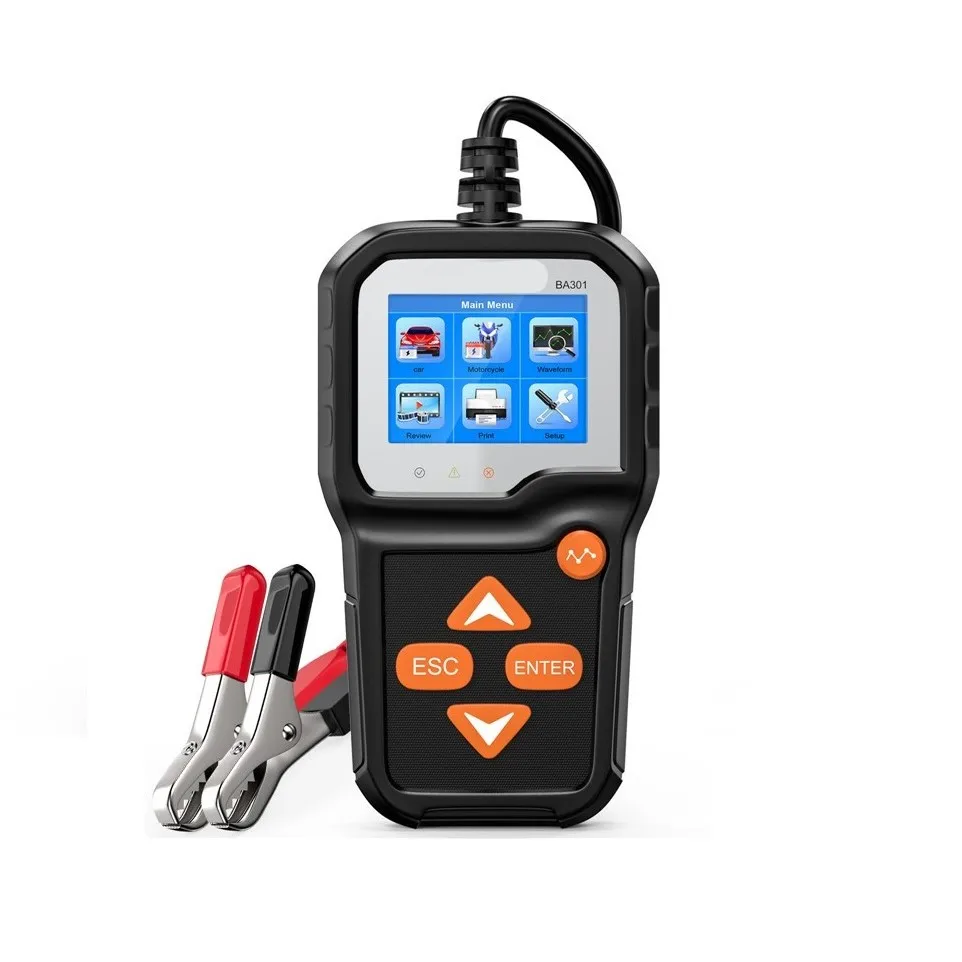 BA301 6V 12V Car Battery Tester, Auto Digital Battery Analyzer Cranking And Charging System Test Tool
BA301 6V 12V Car Battery Tester, Auto Digital Battery Analyzer Cranking And Charging System Test Tool