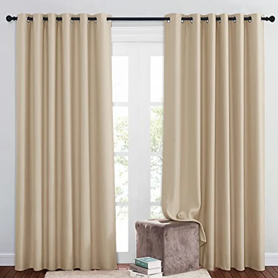 Bedroom out Curtains and Drapes - Window Treatment Thermal Insulated Solid Grommet out Draperies for Bedroom/Living Room Set of
Bedroom out Curtains and Drapes - Window Treatment Thermal Insulated Solid Grommet out Draperies for Bedroom/Living Room Set of