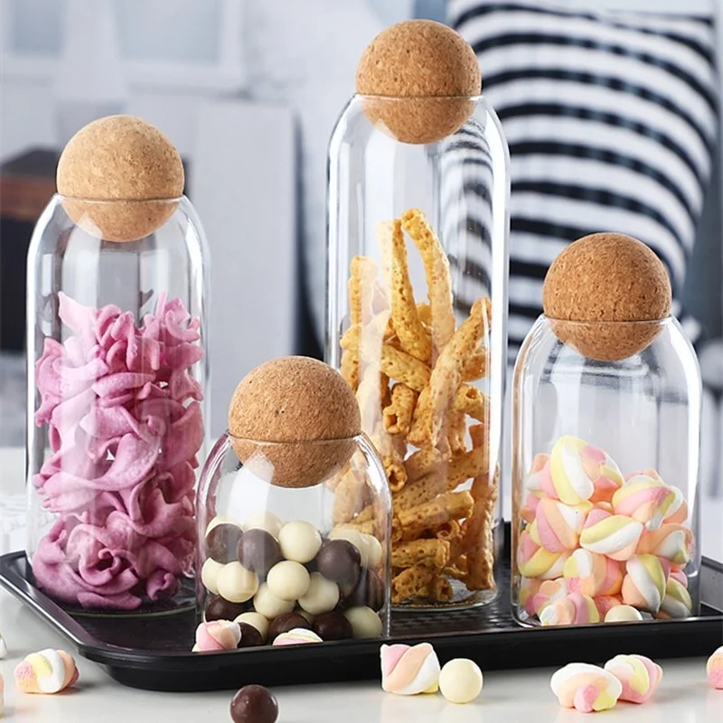 1300ml High Borosilicate Transparent Glass Sealed Tank Round Storage Tank Grain Storage Tank Creative Kitchen Storage Tool
1300ml High Borosilicate Transparent Glass Sealed Tank Round Storage Tank Grain Storage Tank Creative Kitchen Storage Tool