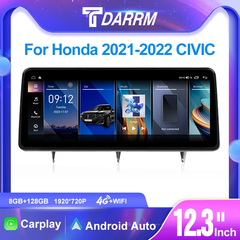 For Honda CIVIC 2021-2022 10.25/12.3inch Android Multimedia Video Player GPS CarPlay Screen Unit QLED Stereo Head Car Radio
For Honda CIVIC 2021-2022 10.25/12.3inch Android Multimedia Video Player GPS CarPlay Screen Unit QLED Stereo Head Car Radio
