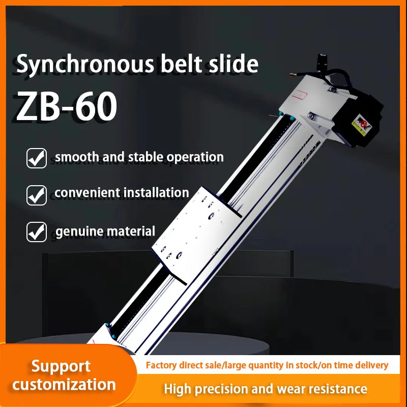 ZB-60 Load 30kg Cnc Linear Rail Synchronous Belt Slide Module Include Stepper Motor Support Customization 3D Printer Accessories
ZB-60 Load 30kg Cnc Linear Rail Synchronous Belt Slide Module Include Stepper Motor Support Customization 3D Printer Accessories