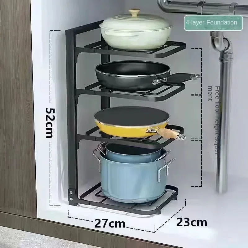 Pots and Pans Organizer Rack Kitchen Sink Shelf Holder Household Storage Cabinet Multi-Layer Frying Pan Shelf Organizer
Pots and Pans Organizer Rack Kitchen Sink Shelf Holder Household Storage Cabinet Multi-Layer Frying Pan Shelf Organizer
