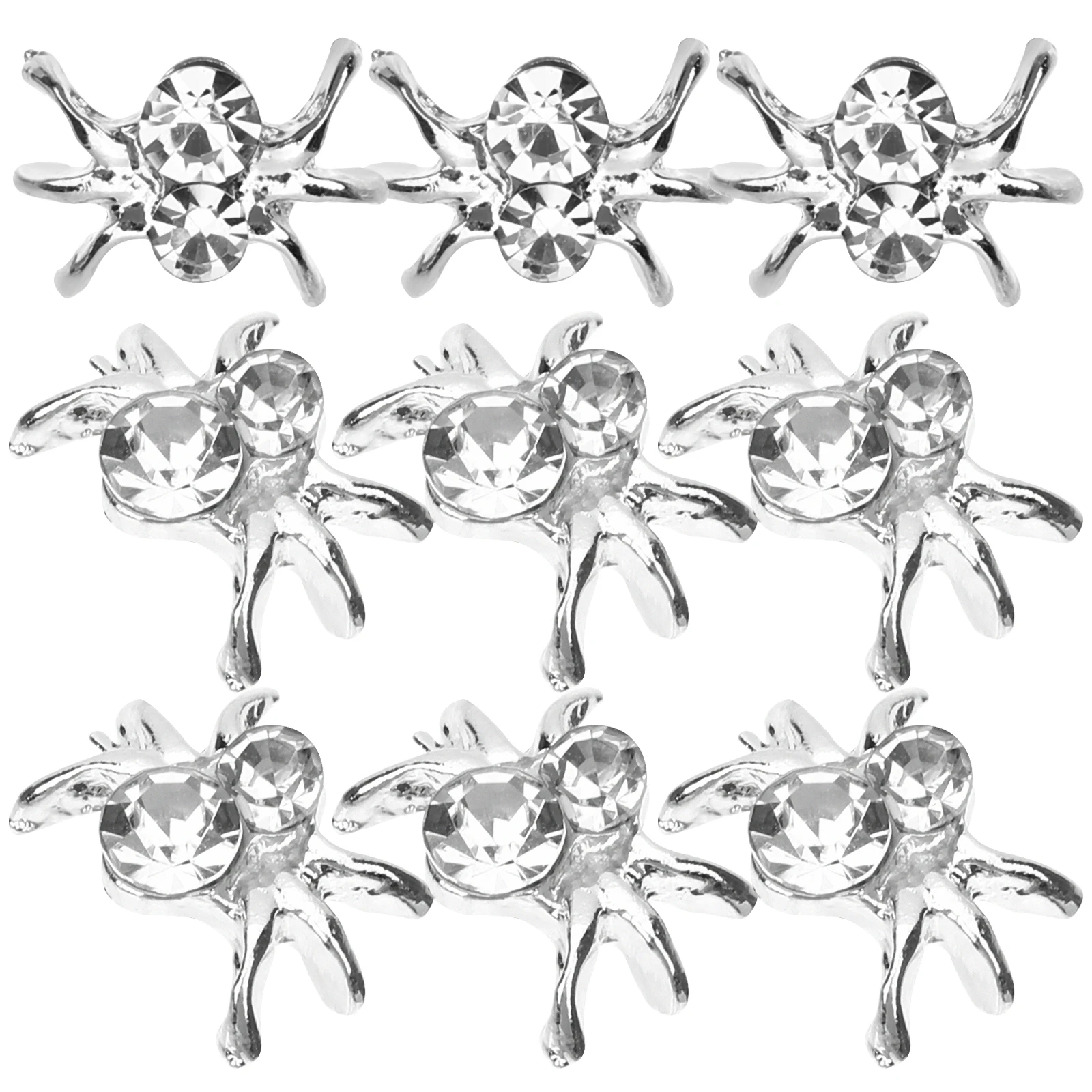 30pcs Spider Nail Silver Charms Manicure DIY Accessories Alloy Gems for Halloween Holiday Decor 3D Nail Supplies Jewelry
30pcs Spider Nail Silver Charms Manicure DIY Accessories Alloy Gems for Halloween Holiday Decor 3D Nail Supplies Jewelry
