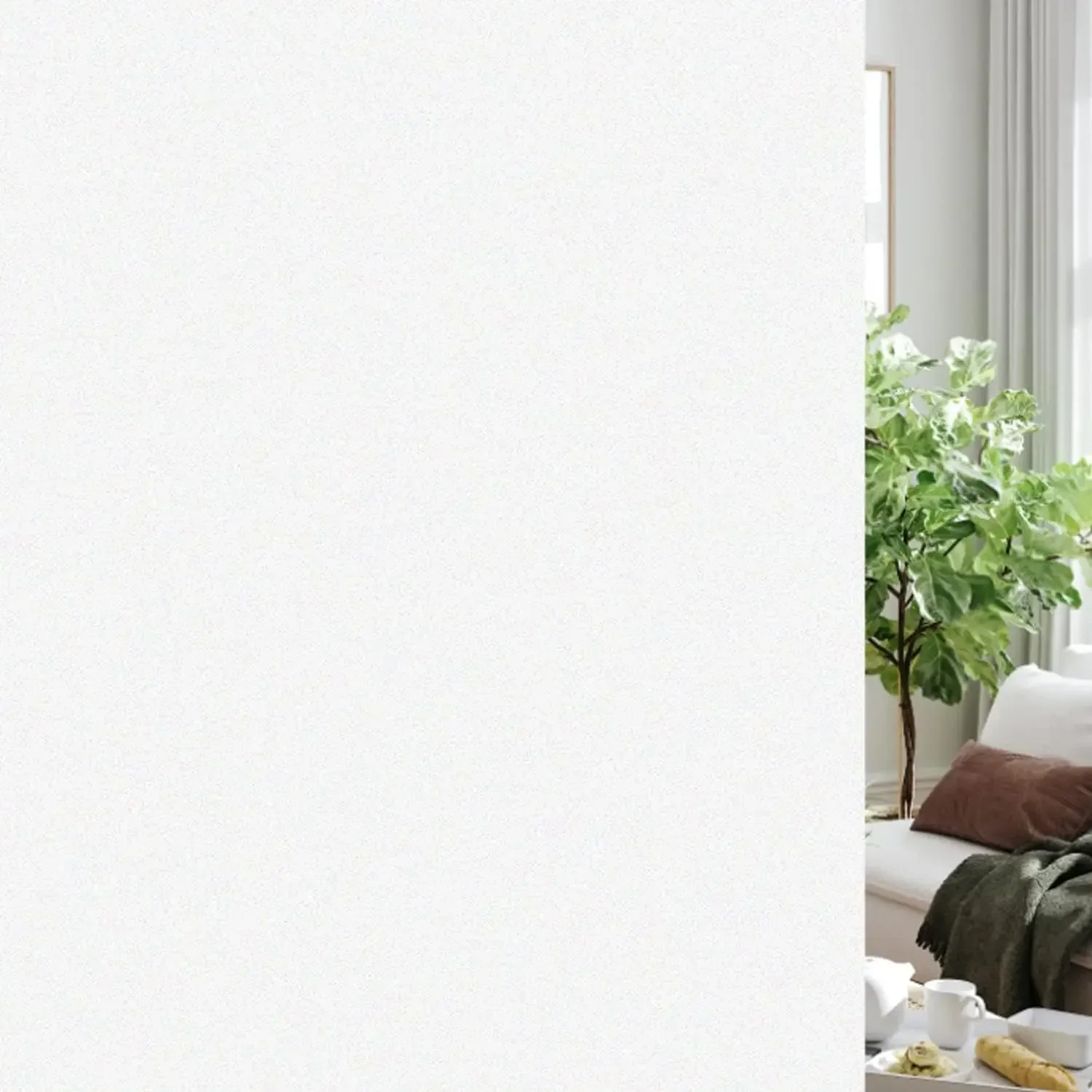 Window Privacy Film Non-Adhesive Frosted Glass Window Film for Bathroom Static Cling Heat Blocking Stickers for Home Matte White
Window Privacy Film Non-Adhesive Frosted Glass Window Film for Bathroom Static Cling Heat Blocking Stickers for Home Matte White