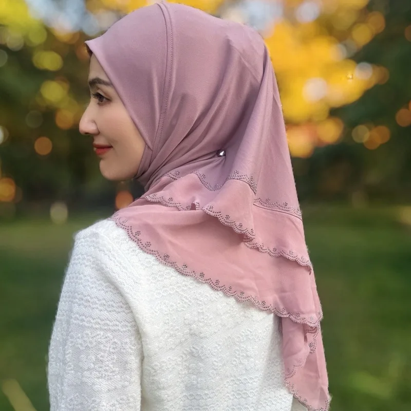 Ramadan Rhinestone Hijab Amira Chiffon Instant Scarf Turban Bonnet Cap Women Muslim Prayer Hijabs Islam Niqab Nikab Head Wrap
Ramadan Rhinestone Hijab Amira Chiffon Instant Scarf Turban Bonnet Cap Women Muslim Prayer Hijabs Islam Niqab Nikab Head Wrap