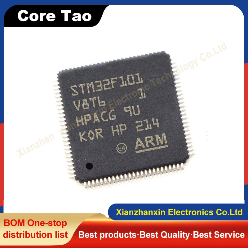 1~5pcs/lot STM32F101V8T6 STM32F101 101V8T6 LQFP-100 Single-chip microcomputer chip
1~5pcs/lot STM32F101V8T6 STM32F101 101V8T6 LQFP-100 Single-chip microcomputer chip
