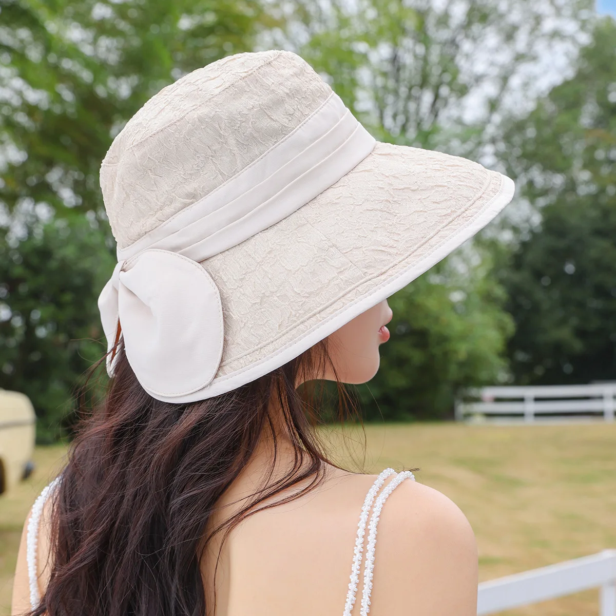 Women's Bucket Hat Spring Summer Fashion Bow Sun Hats For Women Fisherman Cap Sunscreen Travel Casual Sunhat Sunshade Korean New
Women's Bucket Hat Spring Summer Fashion Bow Sun Hats For Women Fisherman Cap Sunscreen Travel Casual Sunhat Sunshade Korean New