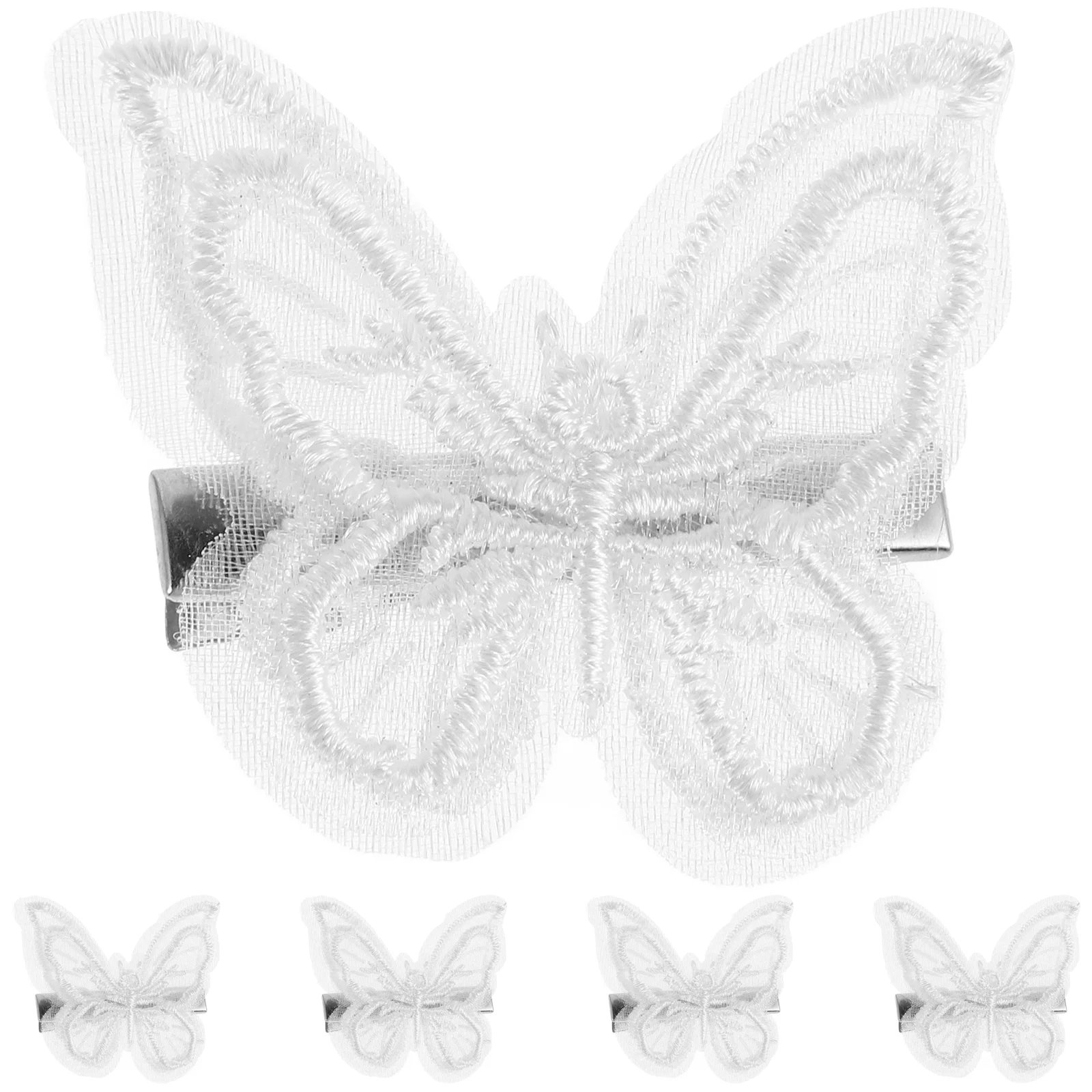 Lace Butterfly Hair Clip Butterflies Hairpins Women Clips Girls Barrettes Accessory White
Lace Butterfly Hair Clip Butterflies Hairpins Women Clips Girls Barrettes Accessory White