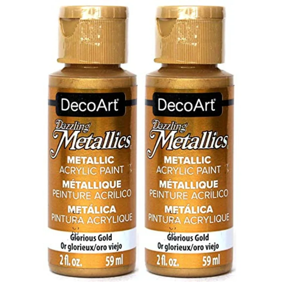 Dazzling Metallics Acrylic Paint 2oz-Glorious Gold
Dazzling Metallics Acrylic Paint 2oz-Glorious Gold