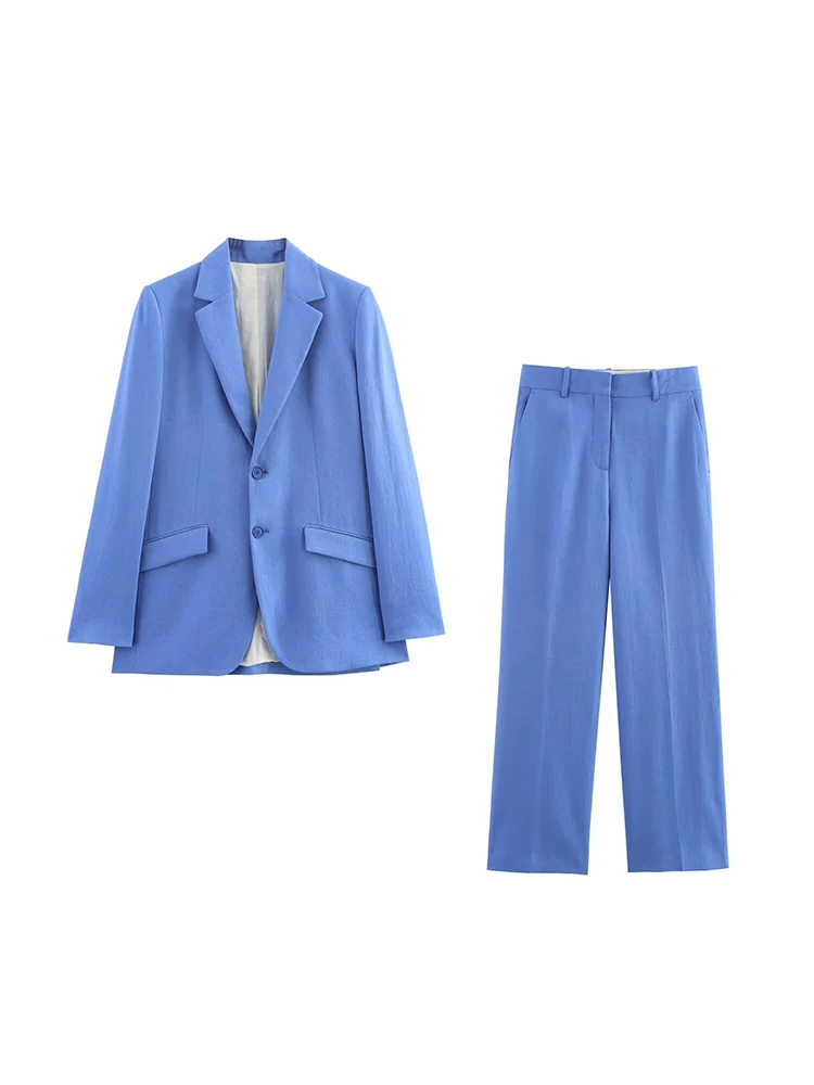 UNIZERA women's fashionable solid color long sleeved breasted suit jacket temperament long pants spring new jacket
UNIZERA women's fashionable solid color long sleeved breasted suit jacket temperament long pants spring new jacket