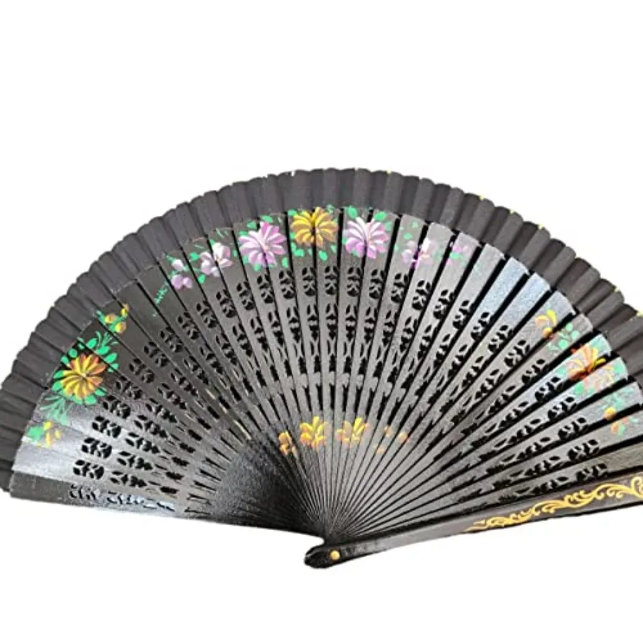 New Spanish Black Floral Vintage Spanish Folding Fan Doubled-Side Flower Wood Fan for Wedding Party Decor/Dancing Hand Fan/tabl
New Spanish Black Floral Vintage Spanish Folding Fan Doubled-Side Flower Wood Fan for Wedding Party Decor/Dancing Hand Fan/tabl