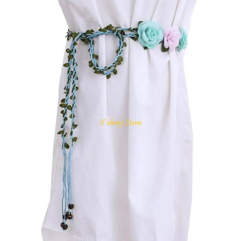N58F Color Optional Women Belt Vintage Bohemian Elastic Flower Waist Belt Handmade Women Dress Shirt Waist Seal Belt
N58F Color Optional Women Belt Vintage Bohemian Elastic Flower Waist Belt Handmade Women Dress Shirt Waist Seal Belt