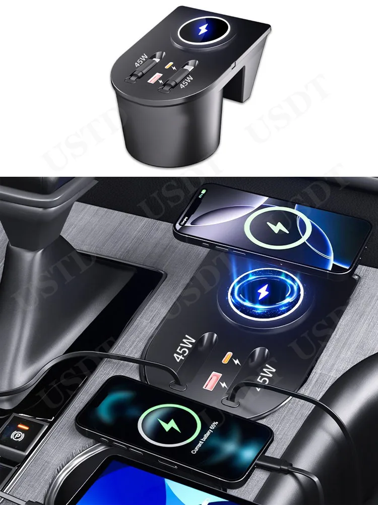 Подходит для Toyota Sienna XL40 GRANVIA 2024 2023 2022 2021, быстрое зарядное устройство USB Type-C, шунт, док-станция, салон автомобиля
Подходит для Toyota Sienna XL40 GRANVIA 2024 2023 2022 2021, быстрое зарядное устройство USB Type-C, шунт, док-станция, салон автомобиля