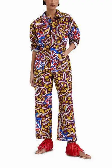 New women's printed long sleeved jumpsuit
New women's printed long sleeved jumpsuit