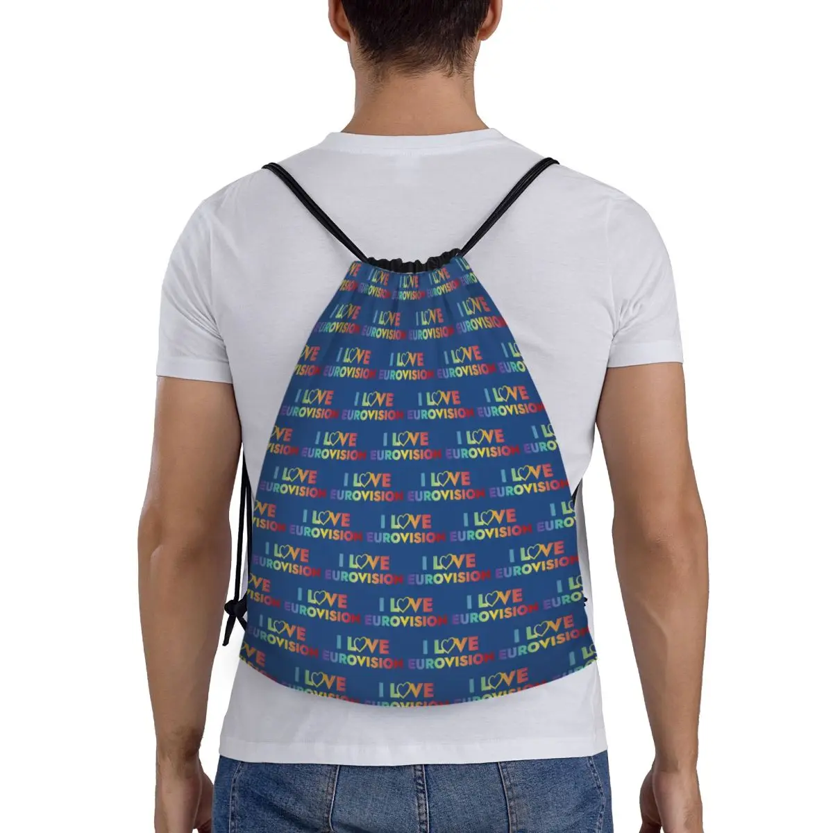I Love Eurovision Backpacks Multi-function Portable Drawstring Bags Sports Bag Book Bags For Travel Students
I Love Eurovision Backpacks Multi-function Portable Drawstring Bags Sports Bag Book Bags For Travel Students