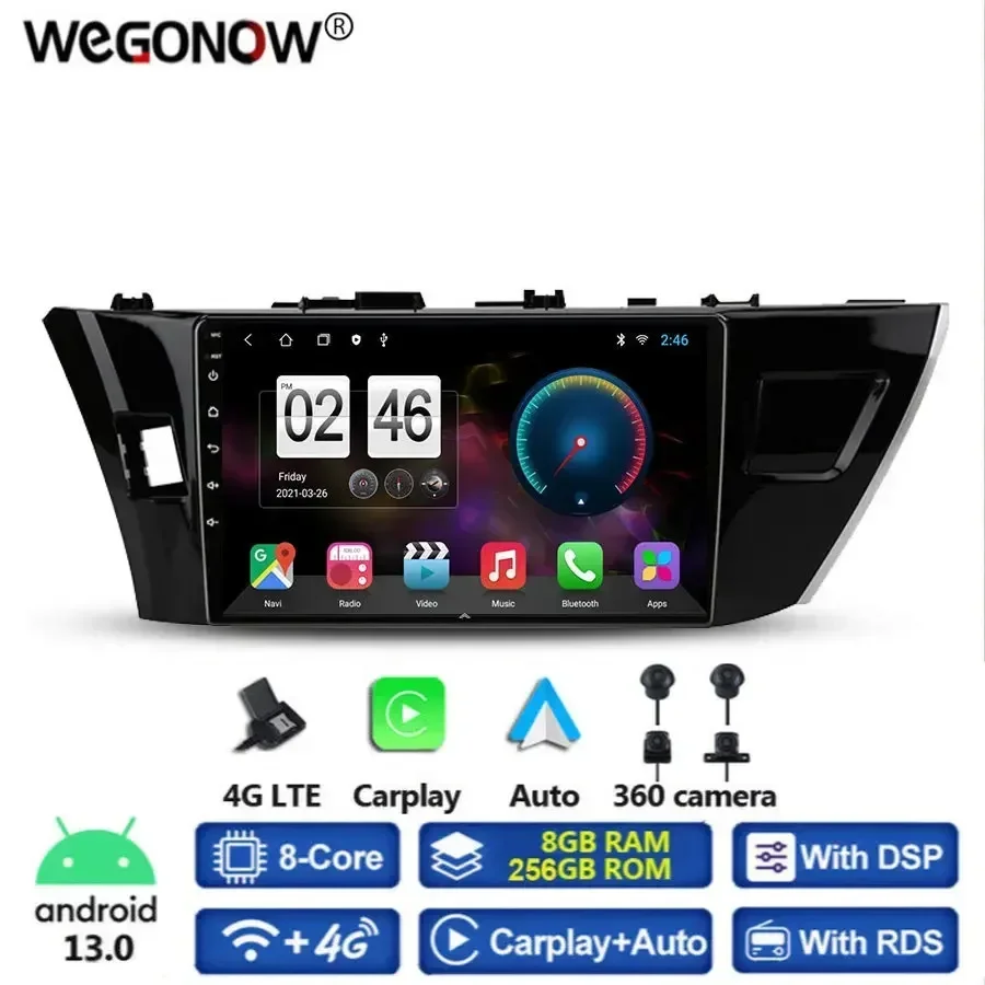 360 панорамная камера 8G + 256G Android 13,0 автомобильный DVD-плеер GPS WIFI Bluetooth RDS радио для Toyota Corolla 12 2012 -2014 2015 2016
360 панорамная камера 8G + 256G Android 13,0 автомобильный DVD-плеер GPS WIFI Bluetooth RDS радио для Toyota Corolla 12 2012 -2014 2015 2016