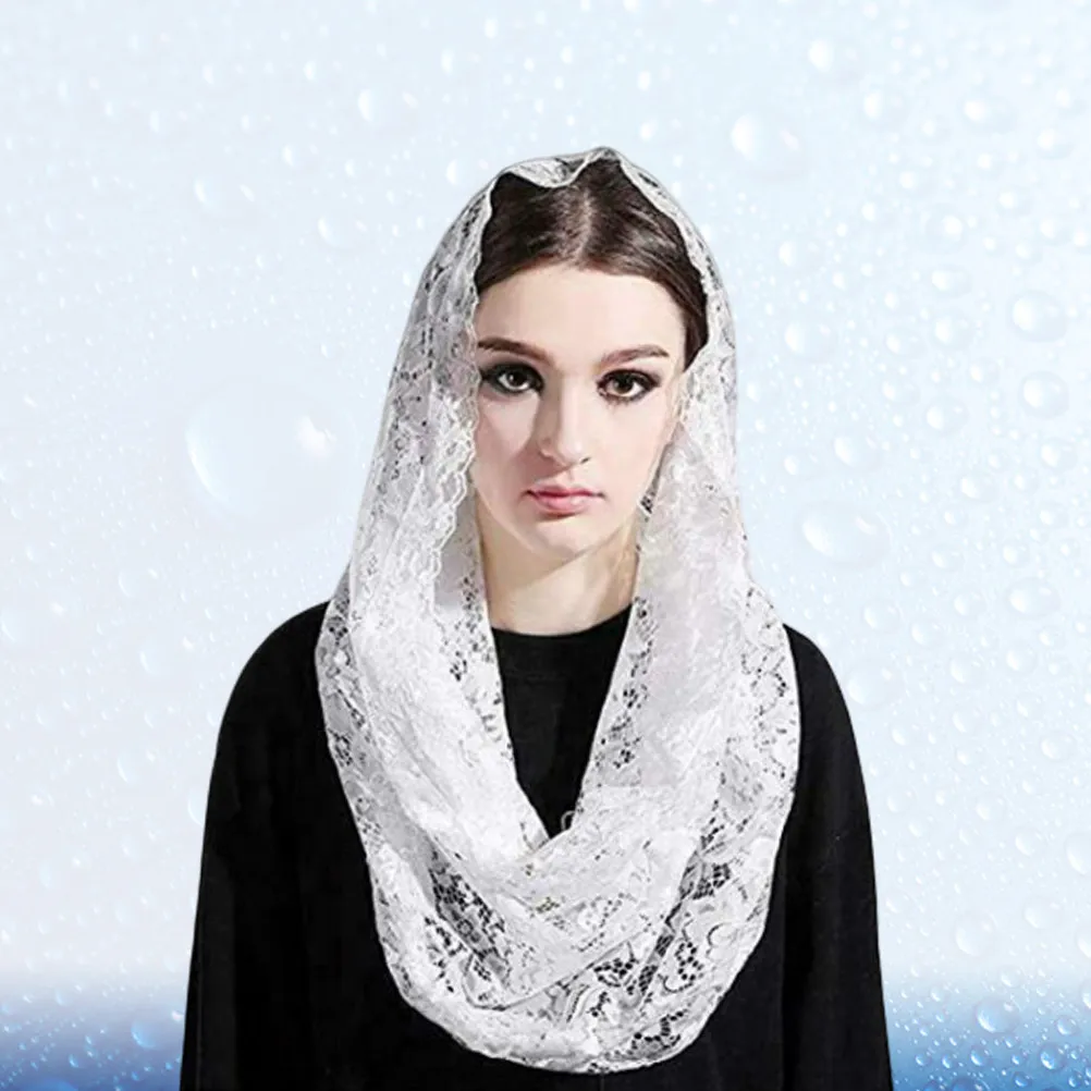 Католическая кружевная фата: белая, винтажная, классическая, с цветочным узором, легкая, эластичная, приятная на ощупь, очаровательная свадебная шаль для женщин
Католическая кружевная фата: белая, винтажная, классическая, с цветочным узором, легкая, эластичная, приятная на ощупь, очаровательная свадебная шаль для женщин