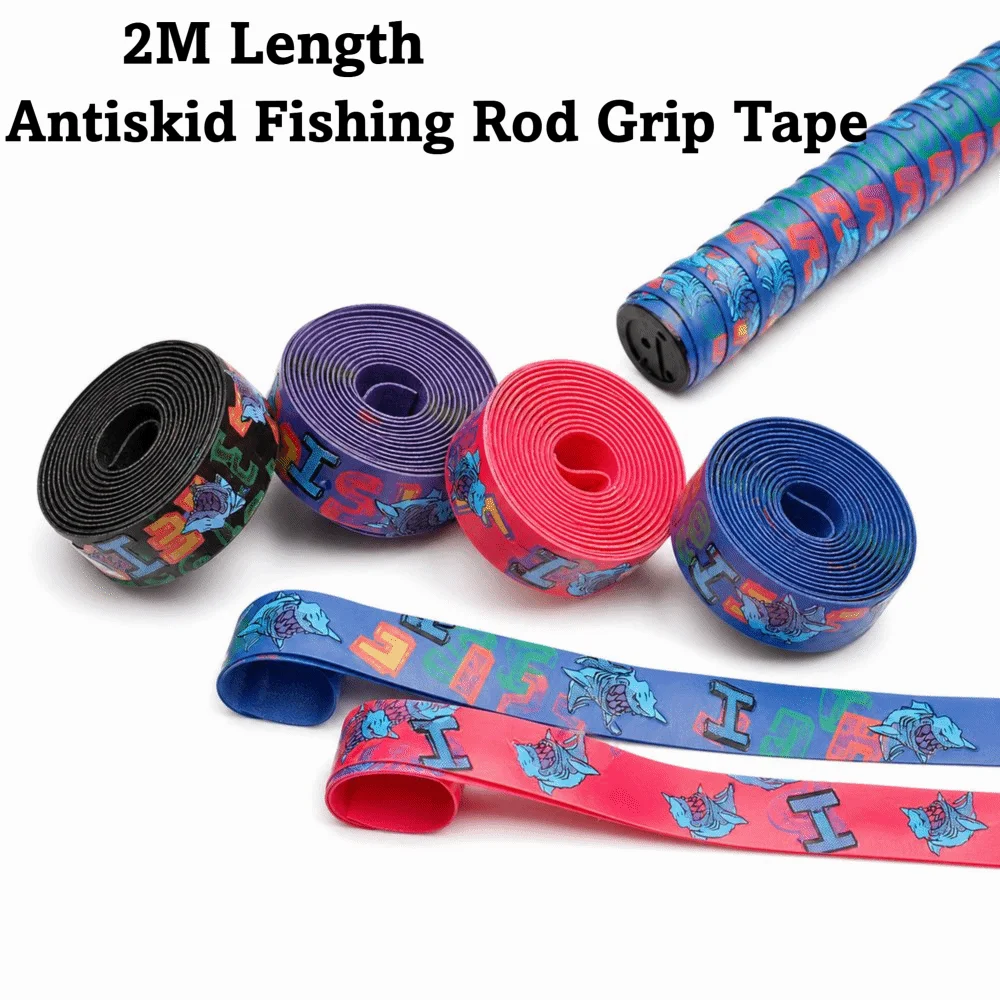 PU Badminton Racket Cushion Over Grip Anti Slip Wear Resistant Fishing Rod Grip Tape Colorful Pattern 2M Rod Handle Wrap
PU Badminton Racket Cushion Over Grip Anti Slip Wear Resistant Fishing Rod Grip Tape Colorful Pattern 2M Rod Handle Wrap