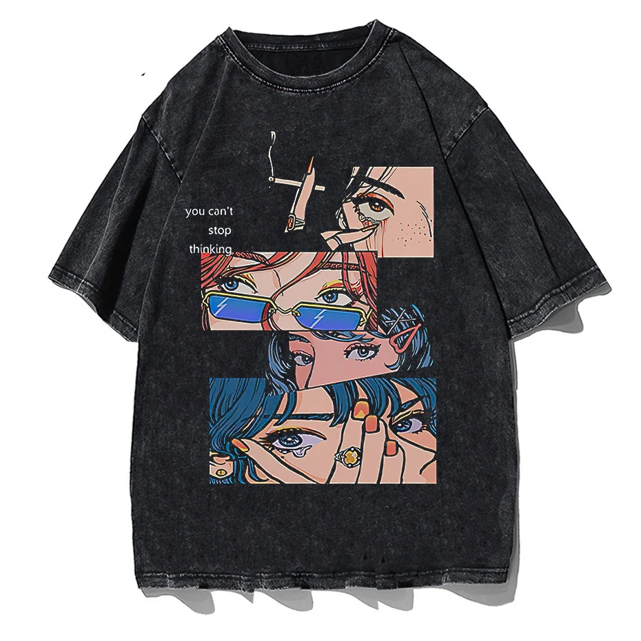 Harajuku Hip Hop Casual Loose T Shirt Streetwear Japanese Anime Cartoon Short Sleeve Oversized Vintage Washed Unisex T Shirt
Harajuku Hip Hop Casual Loose T Shirt Streetwear Japanese Anime Cartoon Short Sleeve Oversized Vintage Washed Unisex T Shirt