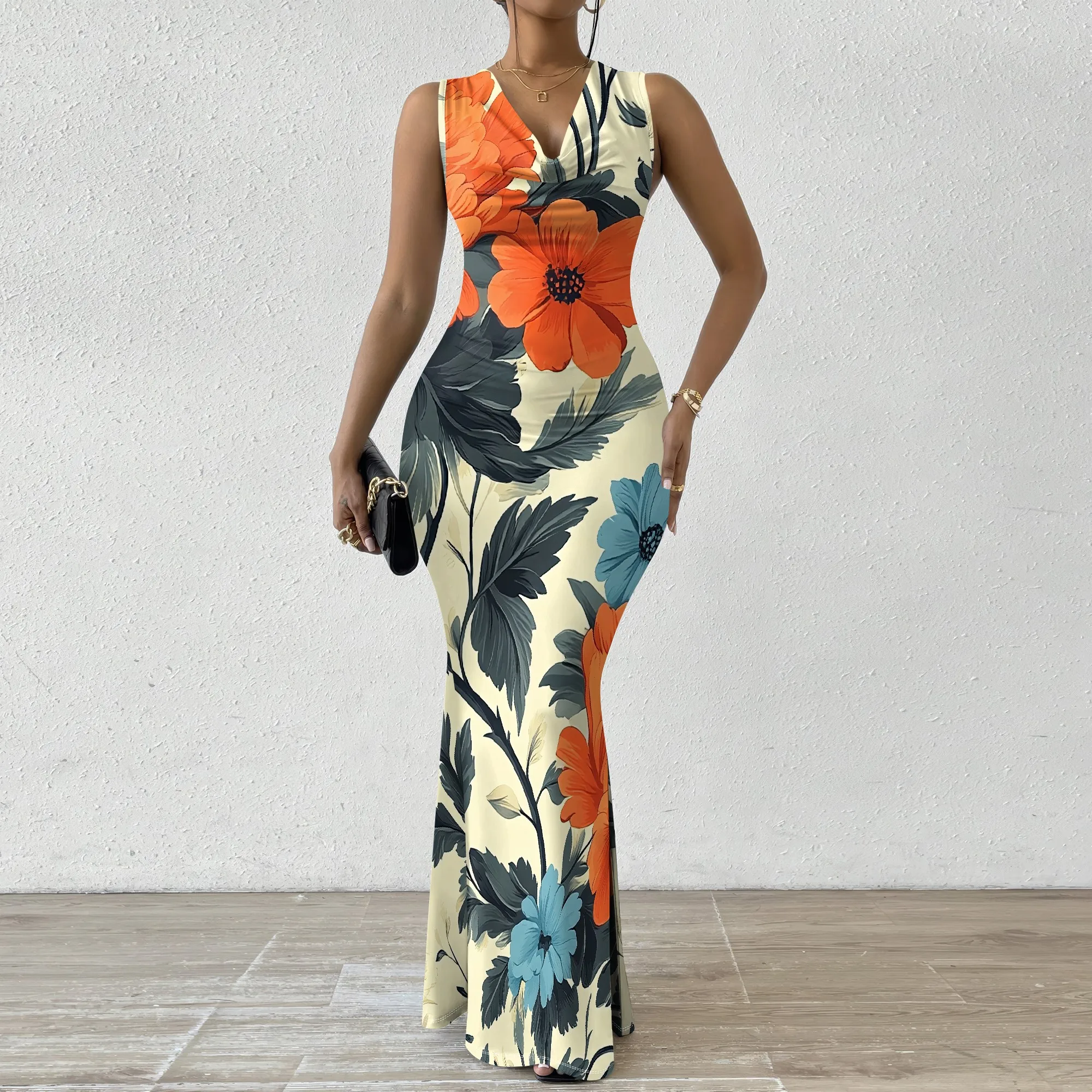 Womens Sexy Casual Dresses Colorful Geometric Off-Shoulder Maxi Dress Artistic Party Evening Resortwear Swing Neck Dress
Womens Sexy Casual Dresses Colorful Geometric Off-Shoulder Maxi Dress Artistic Party Evening Resortwear Swing Neck Dress