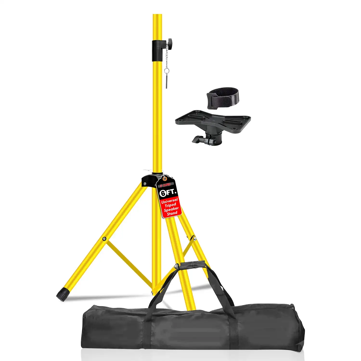 5 Core Speaker Stand Tripod Tall Adjustable 72 Inch DJ Pole Mount Studio Monitor Stands SS HD 1 PK YLW BAG
5 Core Speaker Stand Tripod Tall Adjustable 72 Inch DJ Pole Mount Studio Monitor Stands SS HD 1 PK YLW BAG