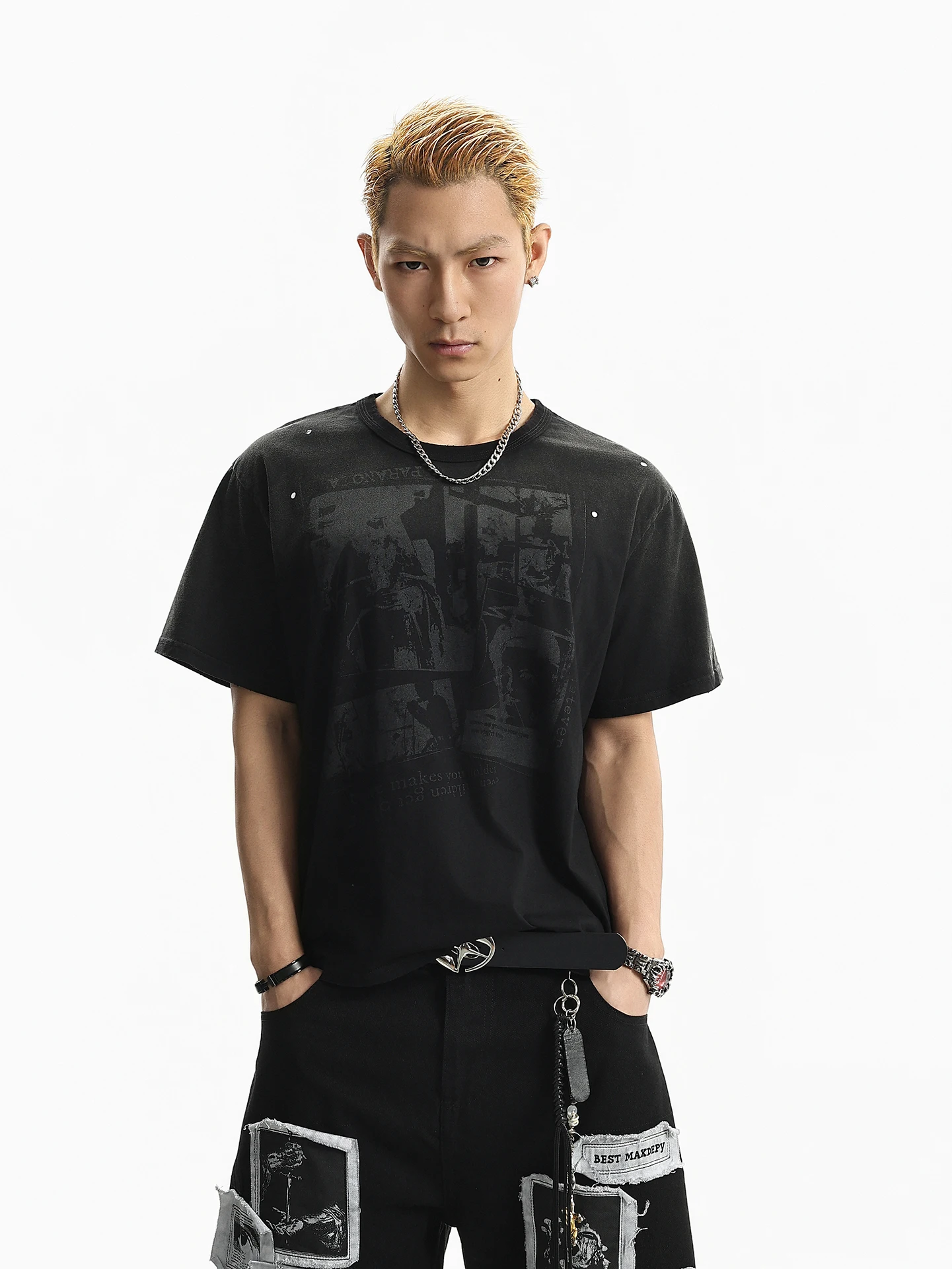 BETEBULE American High Street Character Print round Neck Short Sleeve Loose Fit Summer Men's T-Shirt Casual Vintage Style
BETEBULE American High Street Character Print round Neck Short Sleeve Loose Fit Summer Men's T-Shirt Casual Vintage Style