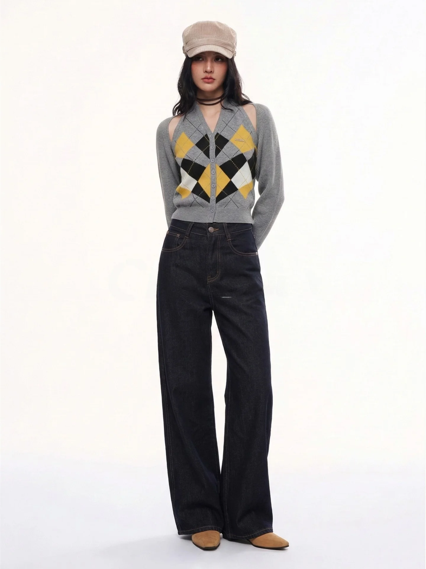 Chill Zoeys Vintage Wide Leg Jeans American Casual Straight Cut Floor Length Trousers Women's Cotton l Waist Button Clo...
Chill Zoeys Vintage Wide Leg Jeans American Casual Straight Cut Floor Length Trousers Women's Cotton l Waist Button Clo...