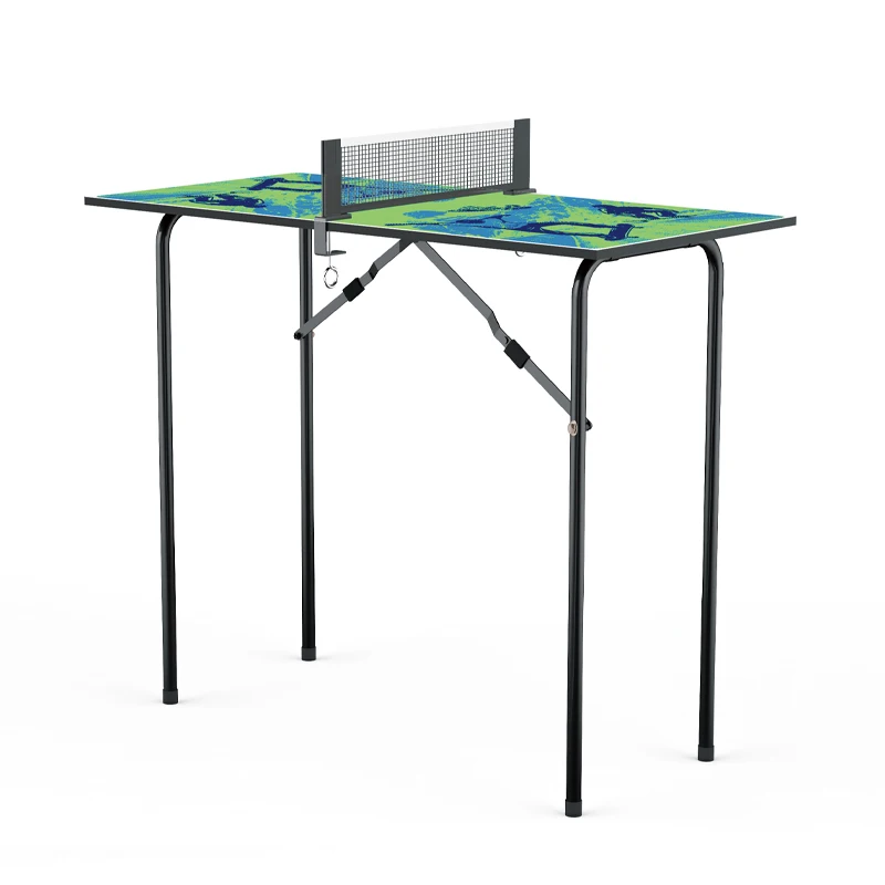 Small Multi-Use Table Tennis Table with Net Conveniently Foldable Assembled Product
Small Multi-Use Table Tennis Table with Net Conveniently Foldable Assembled Product