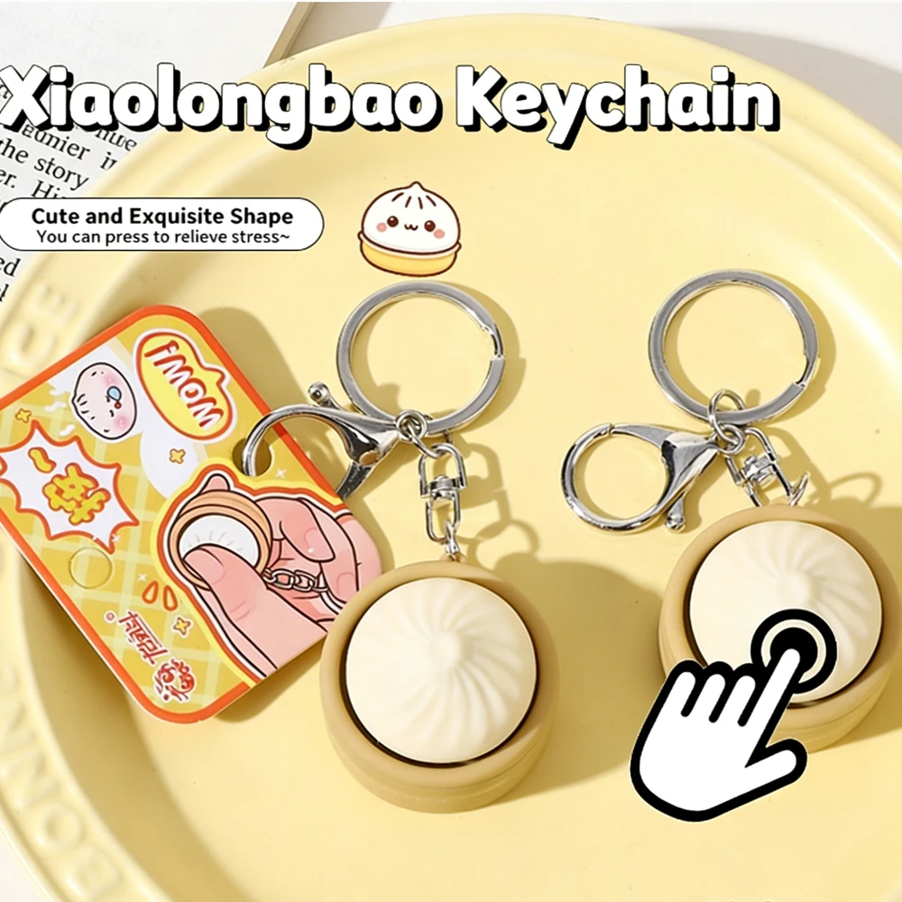 Creative Steamer Bun Pendant Relief Soft and Slow Rebound Kneading Key Chain Simulation Hanging Bun Decoration Toy Gifts
Creative Steamer Bun Pendant Relief Soft and Slow Rebound Kneading Key Chain Simulation Hanging Bun Decoration Toy Gifts