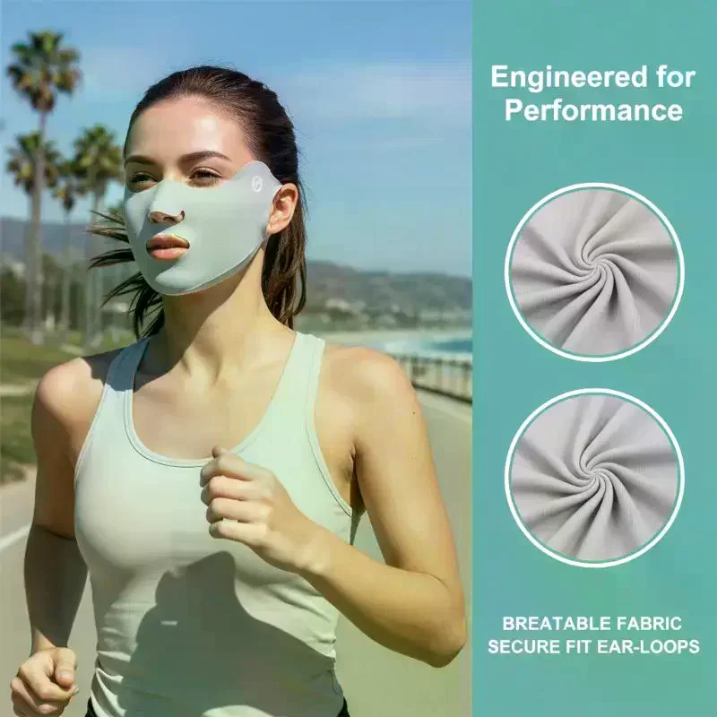 2PCS Sports Ice Silk Face Mask Breathable Lightweight UV Resistant Washable for Cycling Hiking
2PCS Sports Ice Silk Face Mask Breathable Lightweight UV Resistant Washable for Cycling Hiking