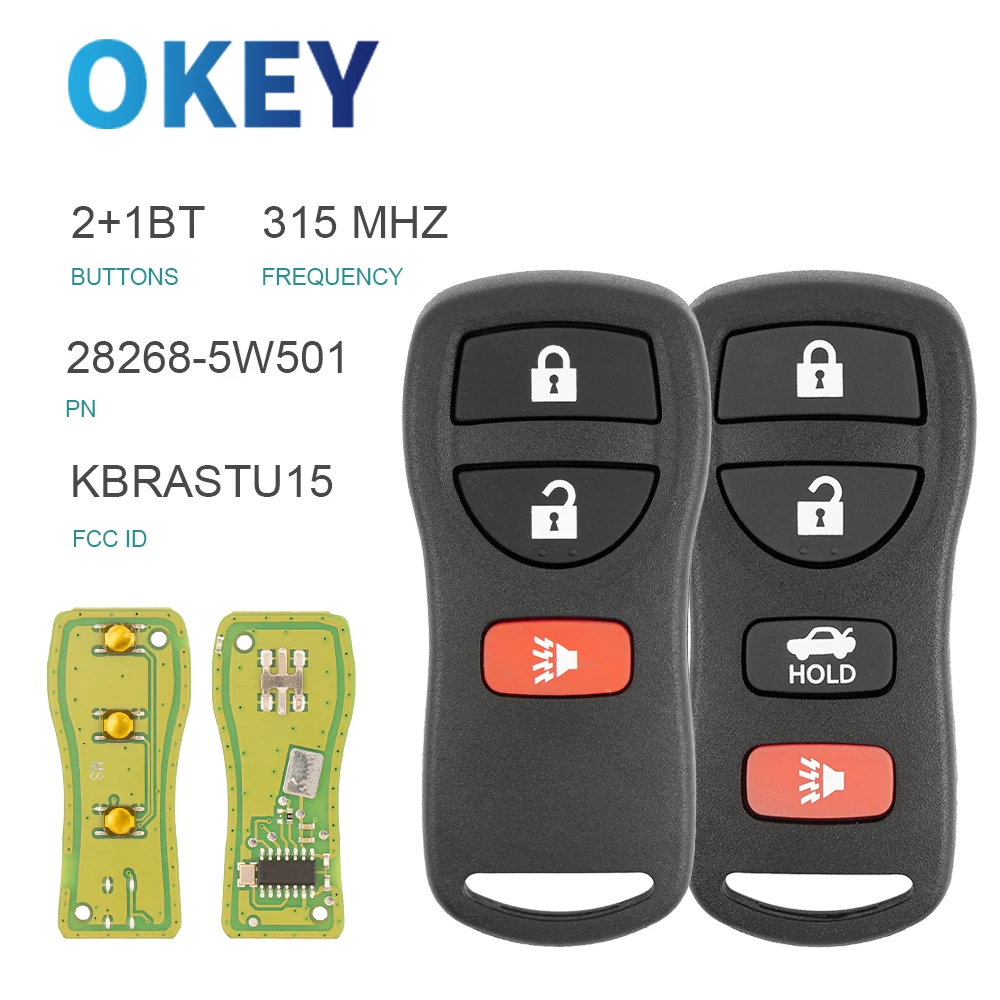 Okey Remote Car Key 315/433Mhz Remote Car Key For Nissan Versa Armada Sentra Pathfinder Infiniti EX35 Control Key Fob Case
Okey Remote Car Key 315/433Mhz Remote Car Key For Nissan Versa Armada Sentra Pathfinder Infiniti EX35 Control Key Fob Case