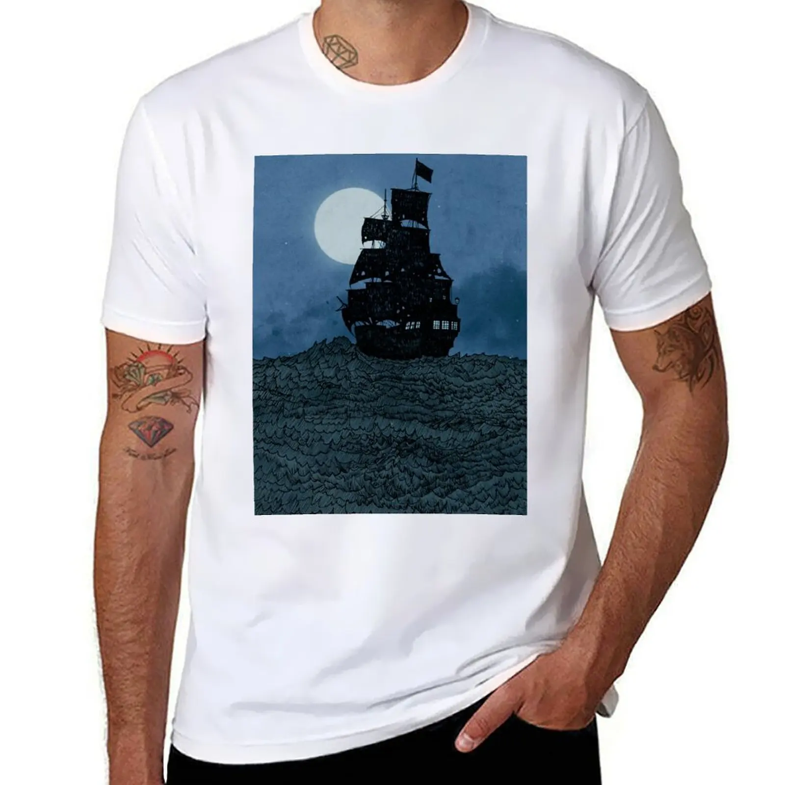 Sailing Under The Moon T-Shirt printed t shirts for man t shirts for man slim fit T-Shirt
Sailing Under The Moon T-Shirt printed t shirts for man t shirts for man slim fit T-Shirt