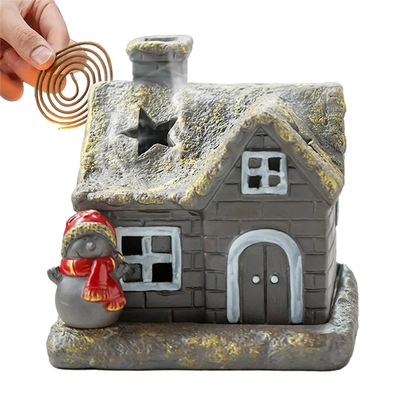 AB47-Log Cabin Incense Burner Christmas Log Cabin Incense Burner Log Cabin Incense Burner Incense Holder
AB47-Log Cabin Incense Burner Christmas Log Cabin Incense Burner Log Cabin Incense Burner Incense Holder