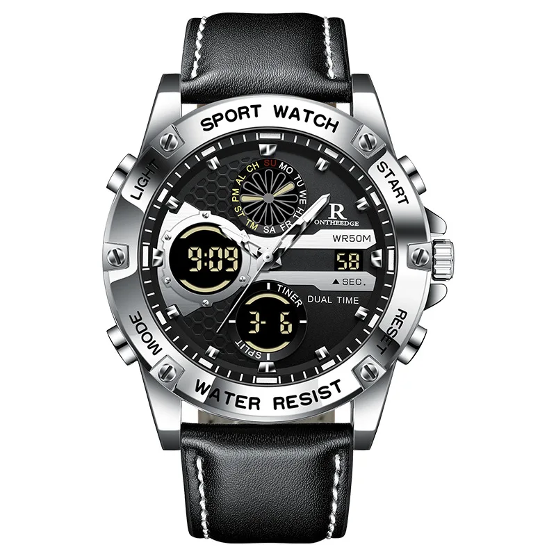 2026 ONTHEEDGE **cross-border explosive double display men's leather watch, student trend waterproof electronic watch watch
2026 ONTHEEDGE **cross-border explosive double display men's leather watch, student trend waterproof electronic watch watch