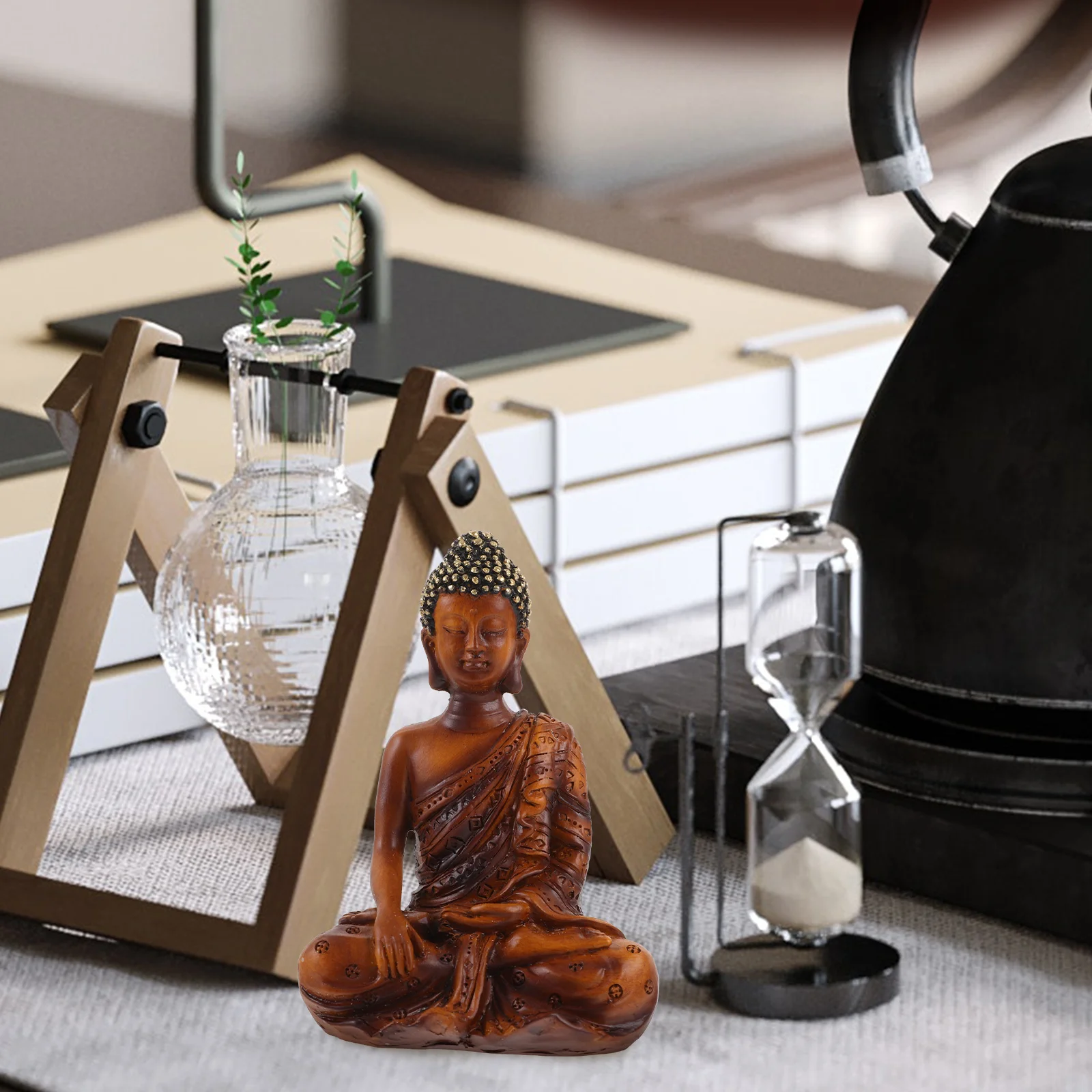 Small Buddha Statue Resin Desktop Sculpture Vintage Style Indoor Buddha Decor for Home Office Resin Craft Figurine
Small Buddha Statue Resin Desktop Sculpture Vintage Style Indoor Buddha Decor for Home Office Resin Craft Figurine