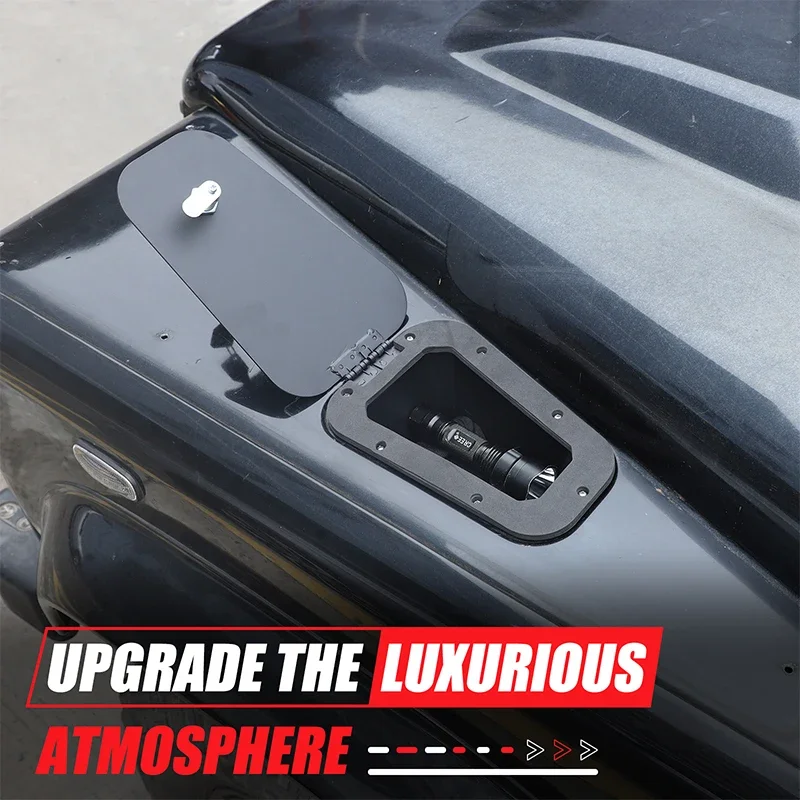 For Land Rover Defender 90 110 130 2004-2018 car cover air outlet modified storage box exterior accessories Carbon steel black
For Land Rover Defender 90 110 130 2004-2018 car cover air outlet modified storage box exterior accessories Carbon steel black