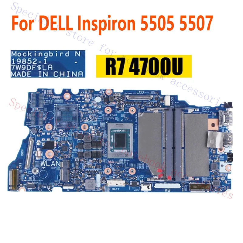 A+ For DELL Inspiron 5505 5507 Laptop Motherboard R7-4700U 19852-1 CN-0GFPRC GFPRC
A+ For DELL Inspiron 5505 5507 Laptop Motherboard R7-4700U 19852-1 CN-0GFPRC GFPRC